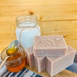 Flax| Oat Milk and Honey Soap Bars